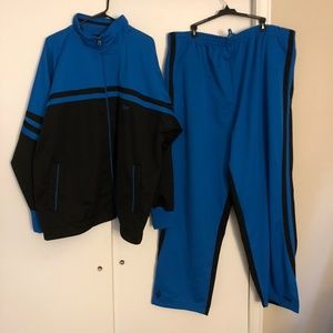 REEBOK Black & Blue Jacket and Pants